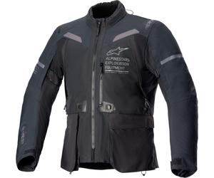 Alpinestars ST-7 2L Gore-Tex chaqueta textil impermeable para motocicletas, negro/gris oscuro, Talla S