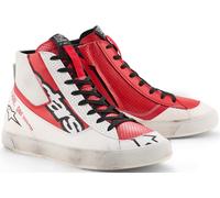 Alpinestars Stated Flair Zapatillas de motociclismo, blanco/rojo, Talla 12