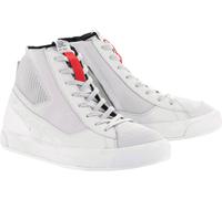 Alpinestars Stated Zapatos de moto, gris-blanco, tamaño 47 para Hombres