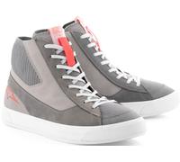 Alpinestars Stated Zapatos de moto, Gris claro/rojo, Talla 14 (48)