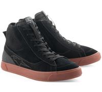 Alpinestars Stated Zapatos de moto, negro/marrón, Talla 9 (42)