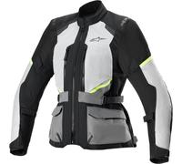 Alpinestars Stella Andes Air Drystar® Chaqueta textil impermeable para mujer, negro/gris, Talla XXL