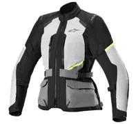 Alpinestars Stella Andes Air, chaqueta textil Drystar mujer XXL male Gris Claro/Gris Oscuro/Negro/Amarillo Neón