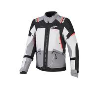 Alpinestars Stella Andes V4 Drystar impermeabile Giacca tessile moto da donna, grigio scuro/nero/arancione, M