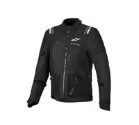 Alpinestars Stella Andes V4 Drystar Chaqueta textil de motocicleta impermeable para damas, negro, tamaño L para Mujer