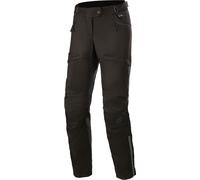 Alpinestars Stella AST-1 V2 Impermeable Motocicleta Damas Pantalones Textiles, negro/negro, Talla S