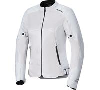 Alpinestars Stella C-1 Air Chaqueta textil de moto para mujer, Plata, Talla M