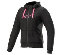 alpinestars Stella Chrome Sport mujer Sudadera de motorista Negro/Rosa XL mujeres plata
