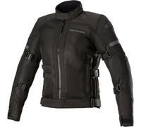 Alpinestars Stella Crosshill WP Air Chaqueta textil para motocicletas para damas, negro, tamaño L para Mujer