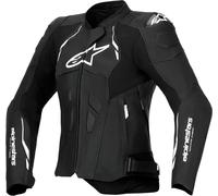 Alpinestars Stella Dusk, chaqueta de cuero mujer 40 female Negro/Blanco
