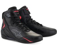 Alpinestars Stella Faster-4 Zapatos de moto para mujer, negro/rosa, Talla 8,5