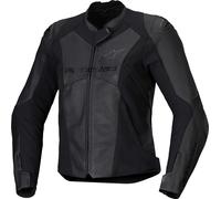Alpinestars Stella Faster V3 Motociclo Mujer Leather Jacke, negro, Talla 42