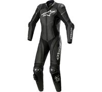 Alpinestars Stella GP Plus Traje de cuero para motocicleta de 1 pieza para damas, Negro/Blanco, Talla 48