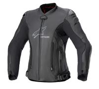 Alpinestars Stella Gp Plus V4, chaqueta cuero/textil mujer 44 female Negro/Negro