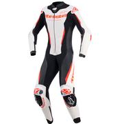 Alpinestars Stella GP-R7, traje de cuero 1pcs. mujeres 44 female Blanco/Negro/Rojo Neón