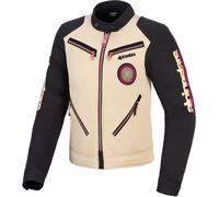 Alpinestars Stella Grace, chaqueta textil mujer L female Beige/Negro/Fucsia