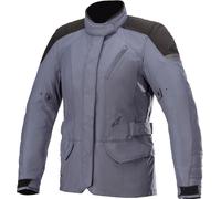Alpinestars Stella Gravity Drystar Chaqueta textil para motocicletas para damas, gris, Talla L