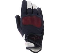 Alpinestars Stella Mogress Airflow Guantes de moto para mujer, Negro/Blanco/Naranja, Talla XS