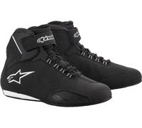 Alpinestars Stella Sektor Impermeable señoras zapatos de motocicleta, negro/plata, Talla 6 (37,5)