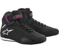Alpinestars Stella Sektor Señoras zapatos de motocicleta, negro/rosa, Talla 9 (41)