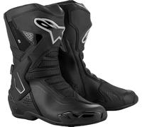 Alpinestars SMX-6 V3 Stella Motocicleta Moto Botas Drystar Negro Plata