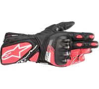 Alpinestars Guantes de carreras Stella SP-8 V3 Mujer Negro/Blanco/Rosa Talla M
