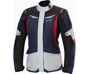 Alpinestars Stella ST-1 Chaqueta textil impermeable para mujer, negro/azul/rojo, Talla L
