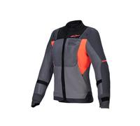 Alpinestars Stella ST-2 Air Giacca tessile moto da donna, nero/grigio/arancione, L