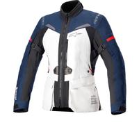 Alpinestars Stella ST-7 2L GTX Chaqueta textil impermeable para mujer, negro-gris-azul, tamaño XL