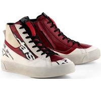 Alpinestars Stella Stated Flair Zapatillas de moto para mujer, blanco-rojo, tamaño 43