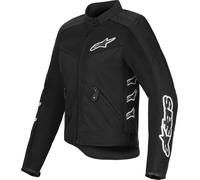 Alpinestars Stella T-Dyno Air Chaqueta textil de moto para mujer, negro, Talla XL