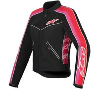 Alpinestars Stella T-Dyno Air Chaqueta textil de moto para mujer, negro-rosa, tamaño S