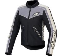 Alpinestars Stella T-Dyno WR Chaqueta textil de moto para mujer, negro/gris, Talla XL