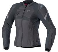 Alpinestars Stella T-GP Plus R v4 Chaqueta textil de moto para mujer, negro, tamaño XS