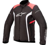 Alpinestars Stella T-Kira V2, chaqueta textil impermeable mujer XXL female Negro/Rojo Claro