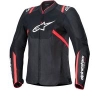 Alpinestars Stella T-Sps Air V2 Chaqueta textil de moto para mujer, negro-rosa, tamaño XS
