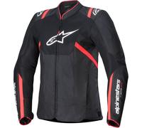 Alpinestars Stella T-Sps Air V2 Chaqueta textil para moto para mujeres, negro/rosa, Talla S