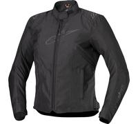 Alpinestars Stella T-SPS V2 Chaqueta textil de motocicleta impermeable para damas, negro, Talla XS