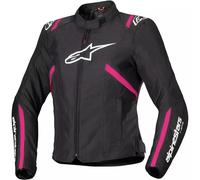 Alpinestars Stella T-SPS V2 Chaqueta textil impermeable para mujer, negro-rosa, tamaño XL