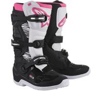 Botas de Cross Mujer Alpinestars Stella Tech 3 Negro/Blanco/Rosa38 Negro,Blanco,Rosa