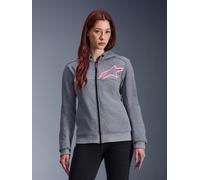 Sudadera de Moto Mujer Alpinestars Stella Chrome V2 Sport Gris/Rosa FlúorXXL Gris,Rosa Flúor