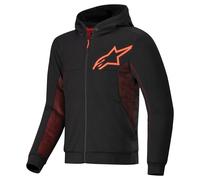 alpinestars Sudadera de motorista Chrome Air Sport Negro/Rojo M hombres