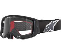 Alpinestars Supertech Corp Absolute Vision Stripe Gafas de motocross, negro/gris, Talla única