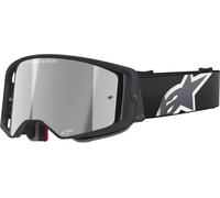Alpinestars Supertech Corp Absolute Vision Stripe Mirror Gafas de motocross, negro/gris, Talla única