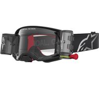 Alpinestars Supertech Firma Roll-Off Gafas de motocross, negro/plata, Talla única