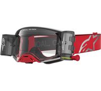 Alpinestars Supertech Firma Roll-Off Gafas de motocross, rojo/plata, Talla única
