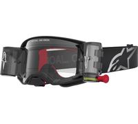 Alpinestars Supertech Firma Roll-Off Occhiali da motocross, nero/argento, unica taglia