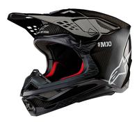 ALPINESTARS Cascos Supertech S-M10 Solid Black Glossy Carbon S