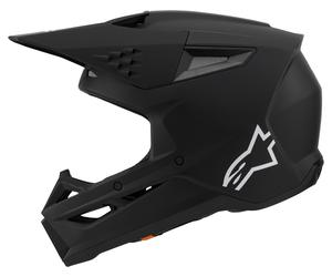 alpinestars Supertech M3 Solid Casco De Cross Mate/Negro 2XL unisex