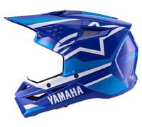 alpinestars Supertech M3 Yamaha Casco De Cross Azul/Blanco S unisex
